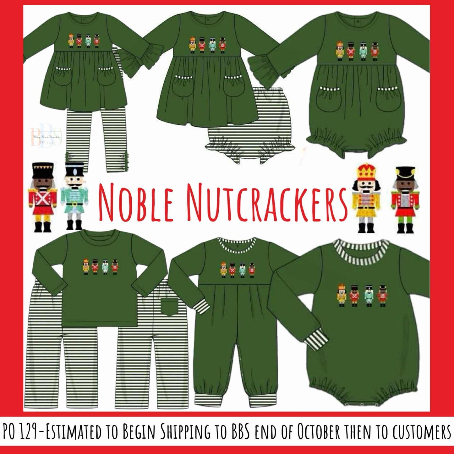 RTS: Noble Nutcrackers- Boys French Knot Bubble