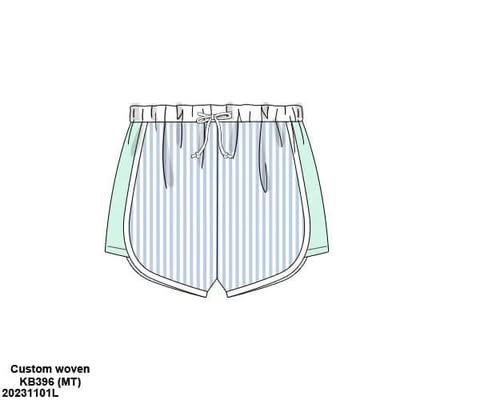 Pre Order 152: Seahorse Swim- Boys Woven Swim Shorties