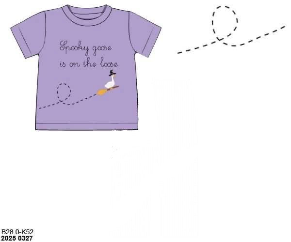 RTS: Halloween Shirt Only- Boys Spooky Goose