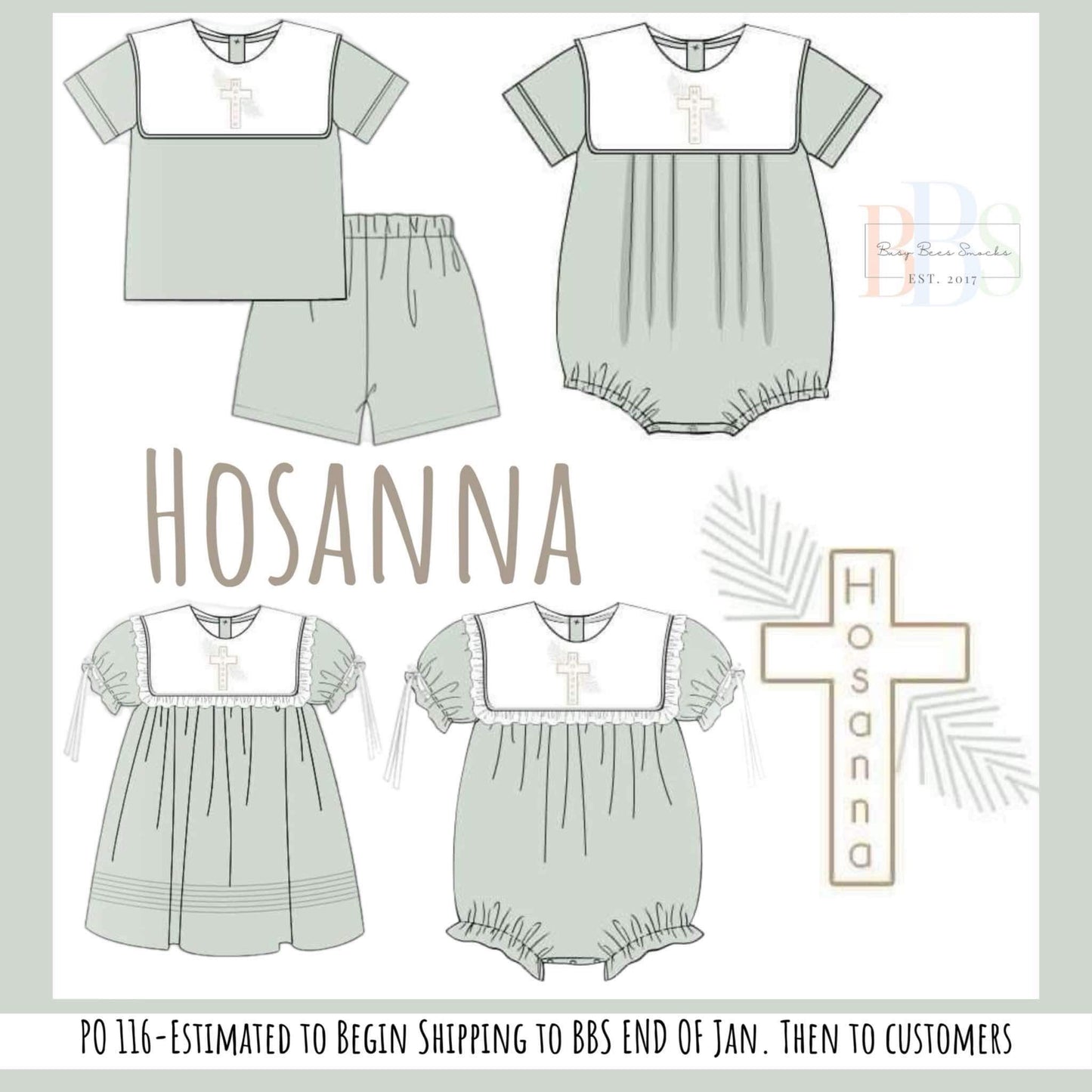 RTS: Hosanna- Girls Woven Dress