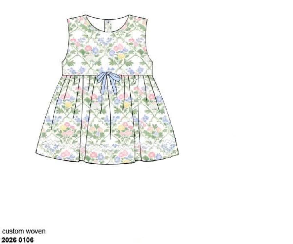 Pre Order 146: Girls Only- Mary-Keene Floral Knit Shirt