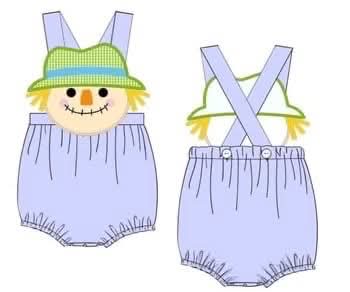 RTS: Scarecrows- Boys Knit Sunsuit