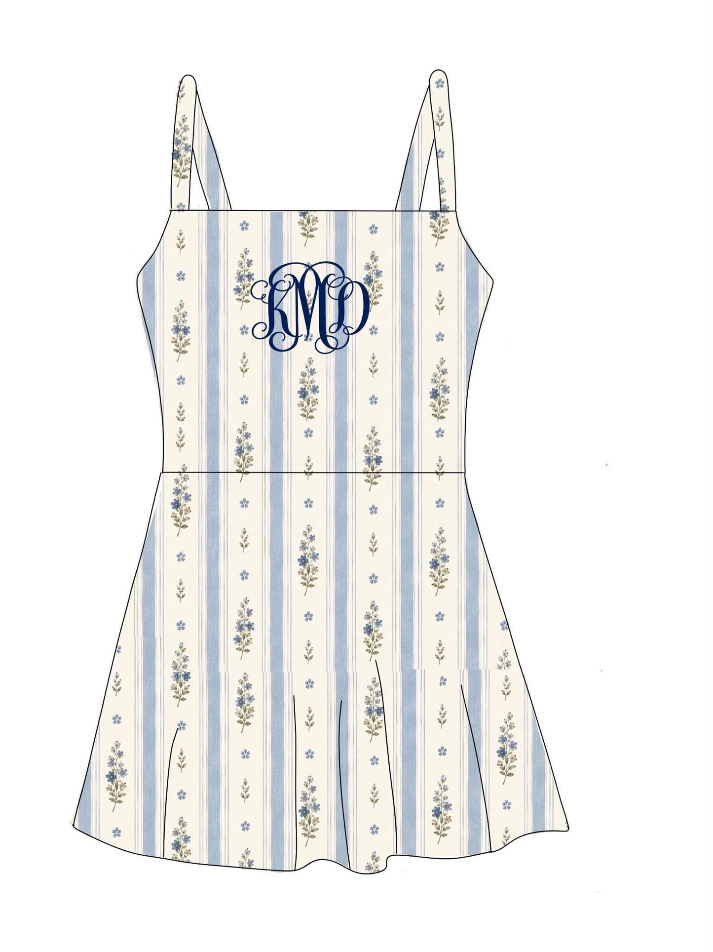 Pre Order 148: Kacie's Floral & Plaid- Mom/Mini 1pc Rashguard Swim Dress