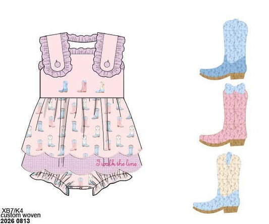 Special Pricing 2.0: Johnny & June- Girls French Knot Bubble