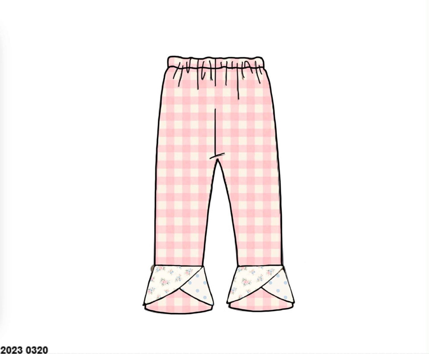Honey 3: Homestead- Flower: Girls Floral Knit Leggings