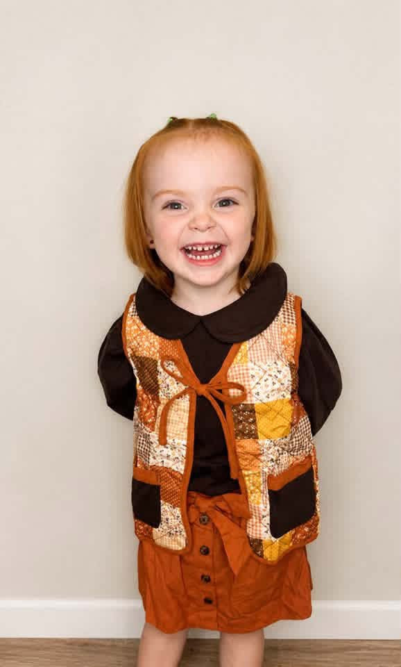 RTS: Becca's Patchwork- Girls 3pc Skort Set