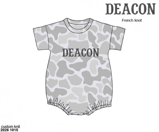 Camo Craze Flash Presale: Unisex Oversized French Knot Bubble- Gray
