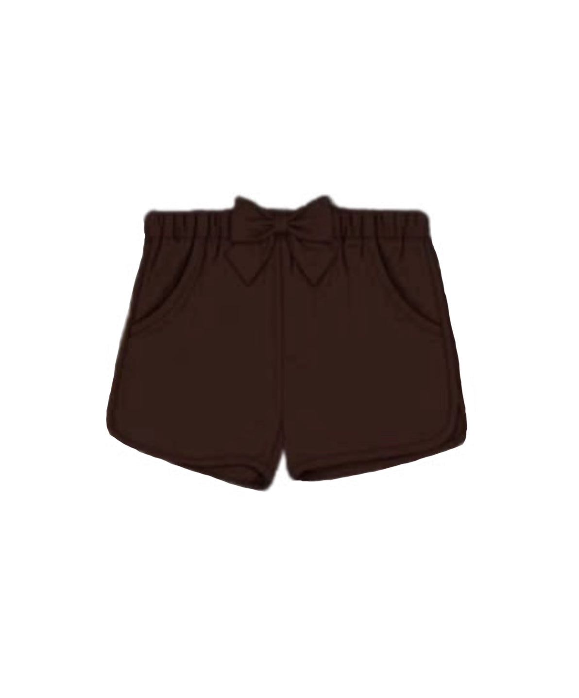 Camo Craze Flash Presale: Solid Bottoms- Girls Dark Brown Shorties