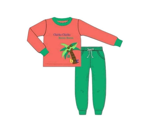Customer Choice Pre Order 1: Boys Alphabet Tree Jogger Set