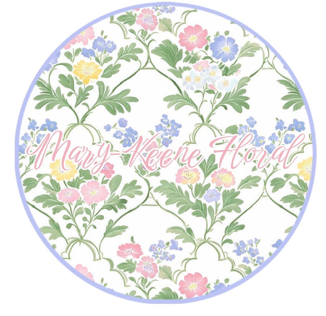 RTS: Mary-Keene Floral & Stripe- Mom/Mini 2pc Satin Lounge Set
