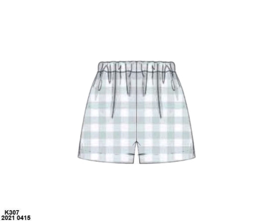 Pre Order 141: White Pumpkins- Boys Knit Traditional Shorts