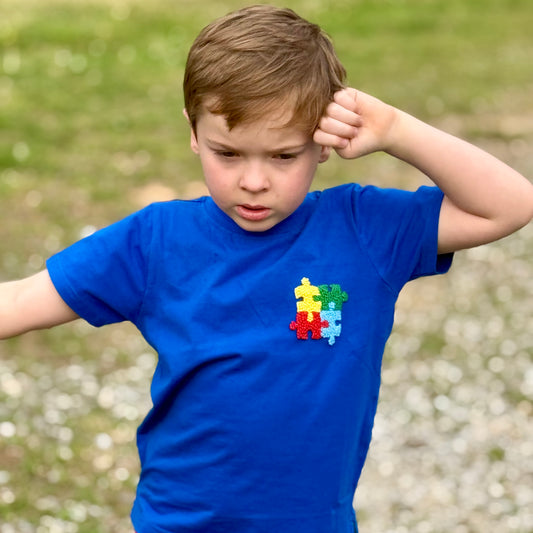 RTS: Awareness- Boys French Knot Shirt