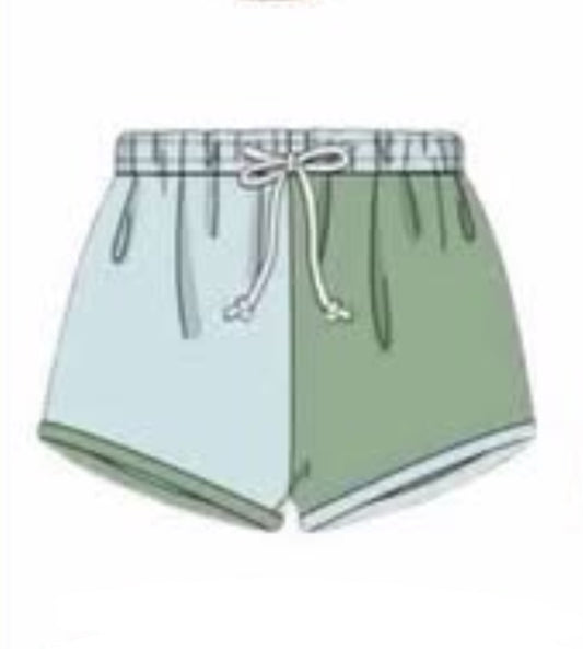 RTS: Kira Rae- Boys Woven Swim Shorties