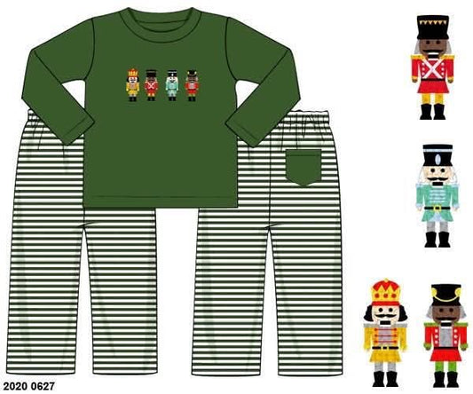 RTS: Noble Nutcrackers- Boys French Knot Pant Set