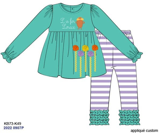 RTS: Save The Trees- Girls Knit Legging Set