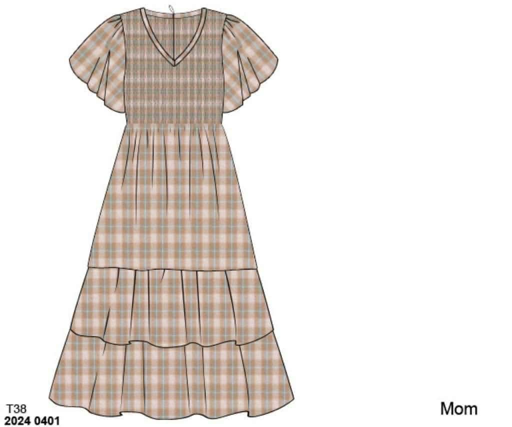 RTS: Will Anders- Mom Woven Maxi Dress