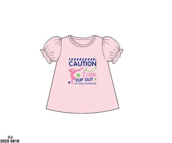 RTS: Sport Collection- Girls Gymnastic Flip Out Shirt