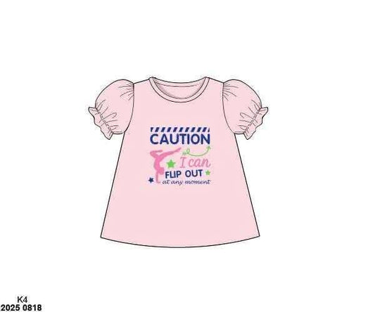RTS: Sport Collection- Girls Gymnastic Flip Out Shirt