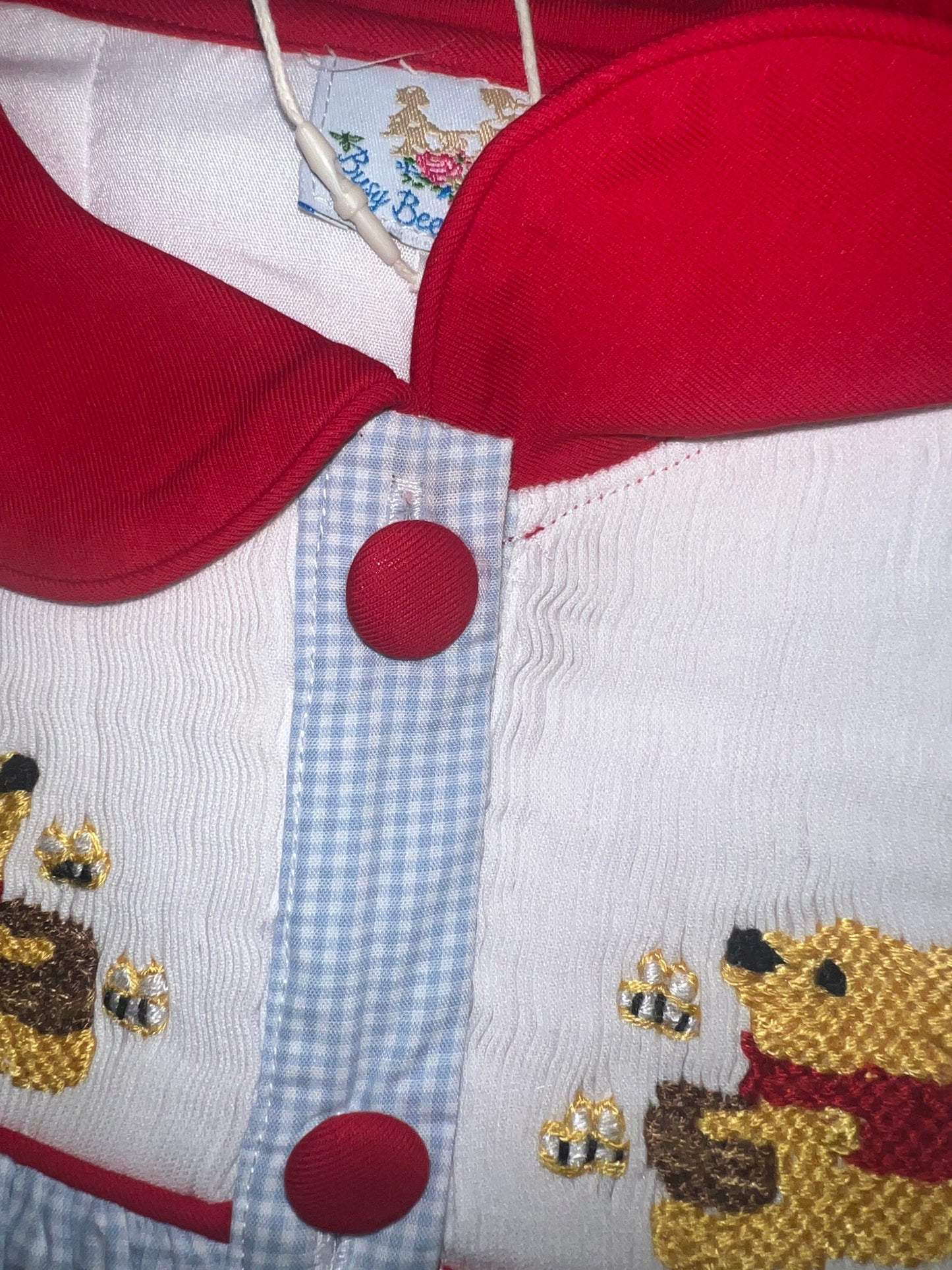 RTS: DEFECT-Honey Bear- Boys Smocked Bubble