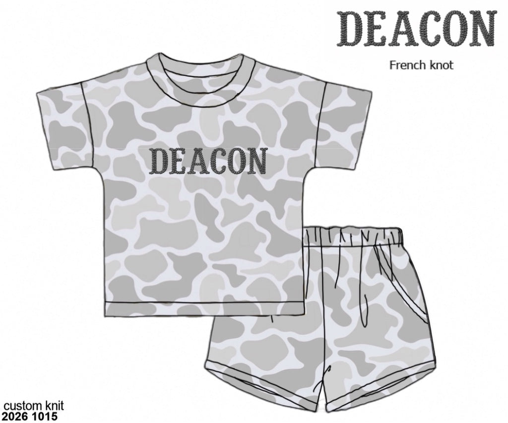 Camo Craze Flash Presale: Unisex Mom/Mini Oversized Tee Set- Gray