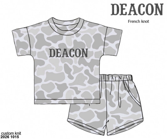 Camo Craze Flash Presale: Unisex Mom/Mini Oversized Tee Set- Gray