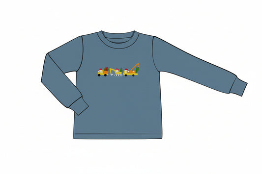 RTS: Boys Construction Shirt (No Monogram)