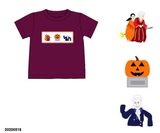 RTS: Halloween Shirt Only- Boys Halloweentown