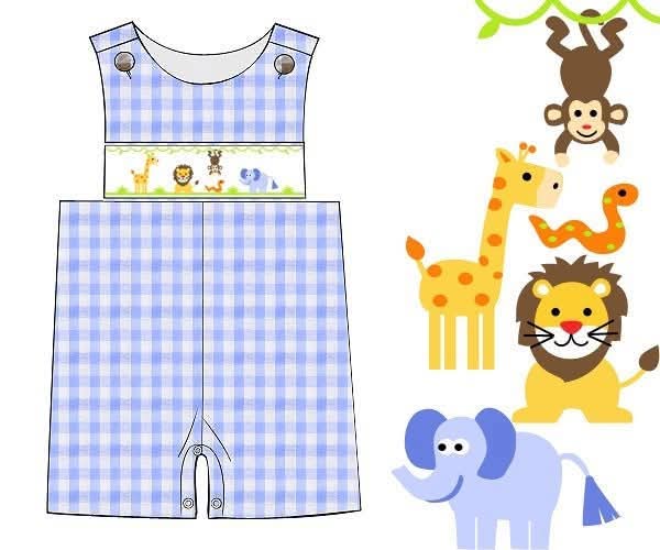 Throwback Pre Order: Zoo Crew- Boys Woven Shortall