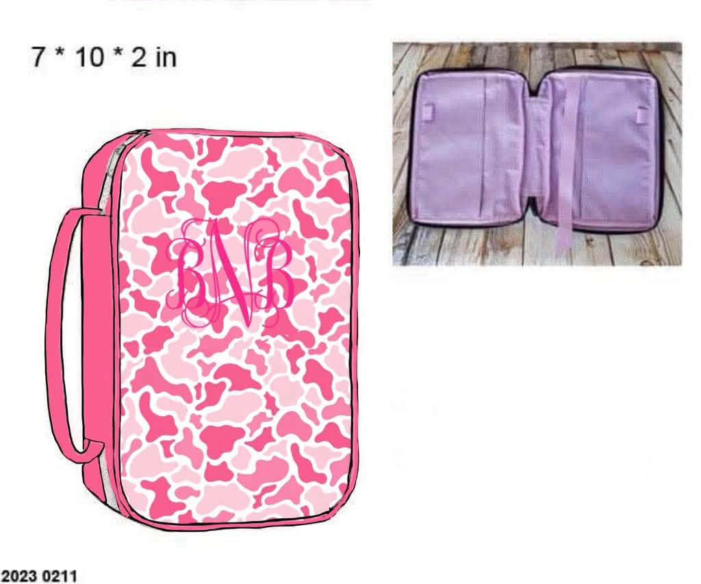 Camo Craze Flash Presale: Bible Covers- Pink