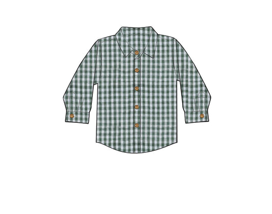 Honey 3: Homestead- Duck: Woven Button Up Shirt
