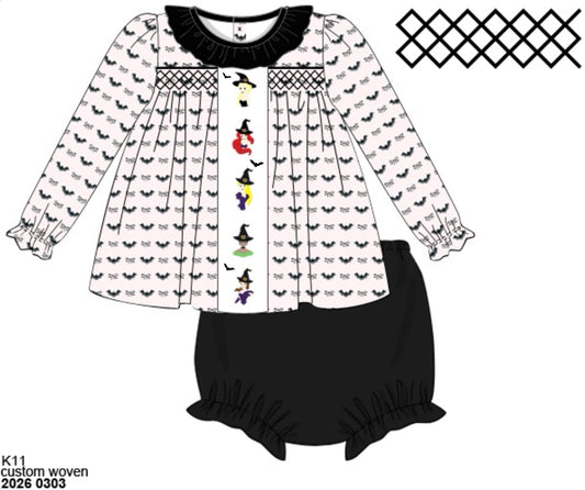RTS: Princess & Heroes- Girls 2pc Knit Bloomer Set