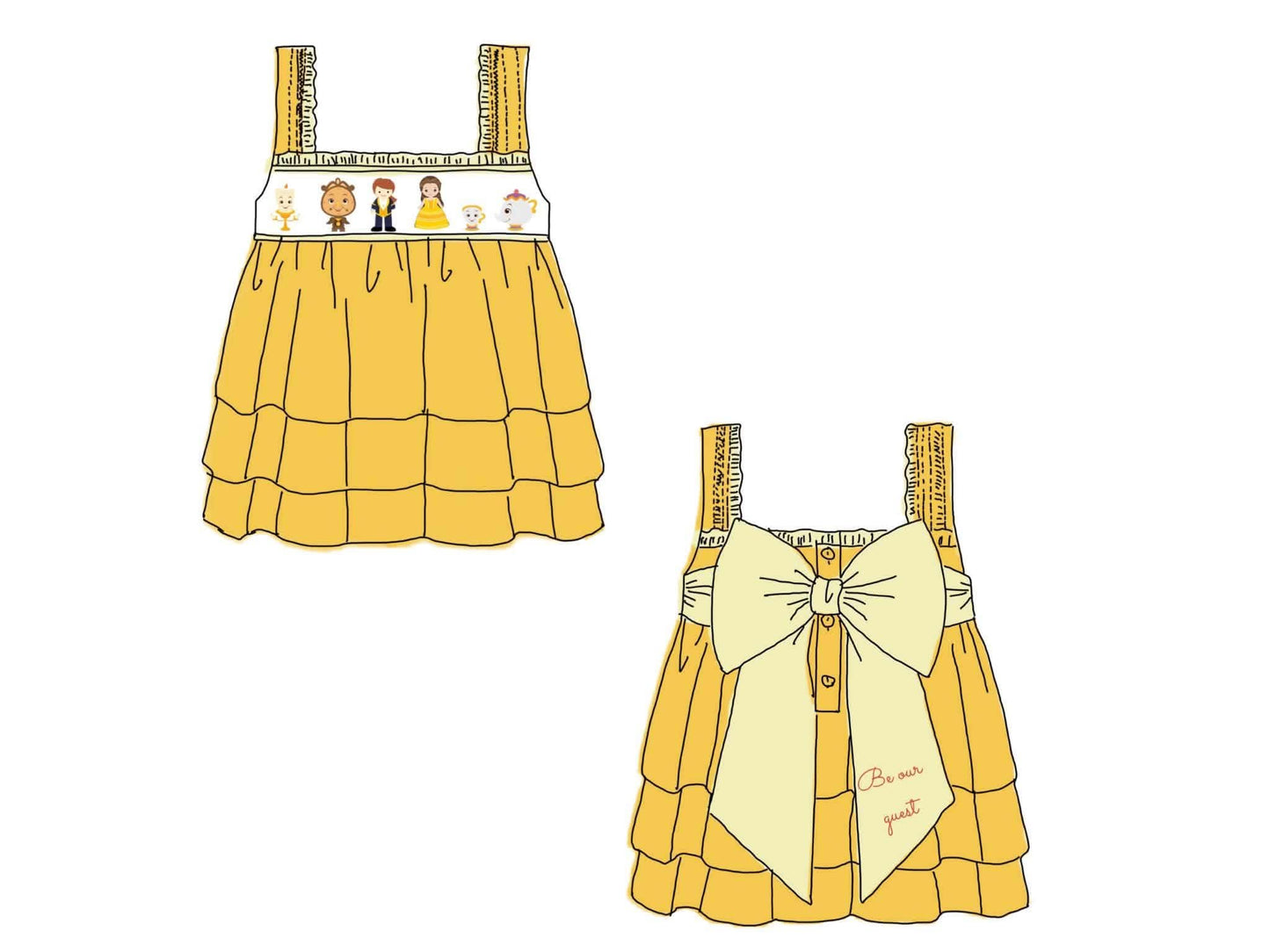 Pre Order 146: Girls Only- Smocked Bookworm Princess Knit Shirt