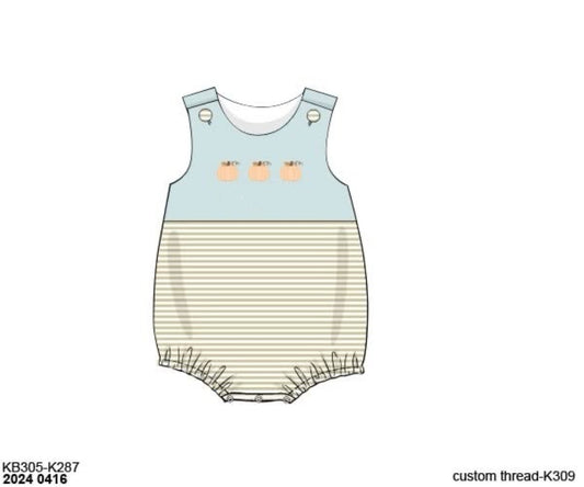 RTS: Pumpkin Hollow- Boys Knit Bubble