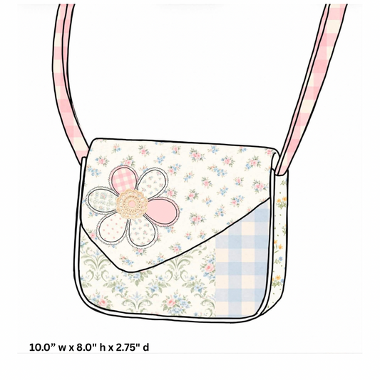 Honey 3: Homestead- Flowers: Girls Floral Woven Purse