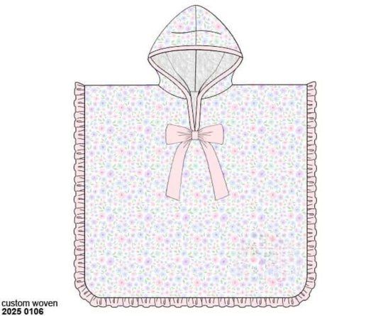RTS: Blakely Floral & Collin Stripes- Girls Woven Swim Cover Up