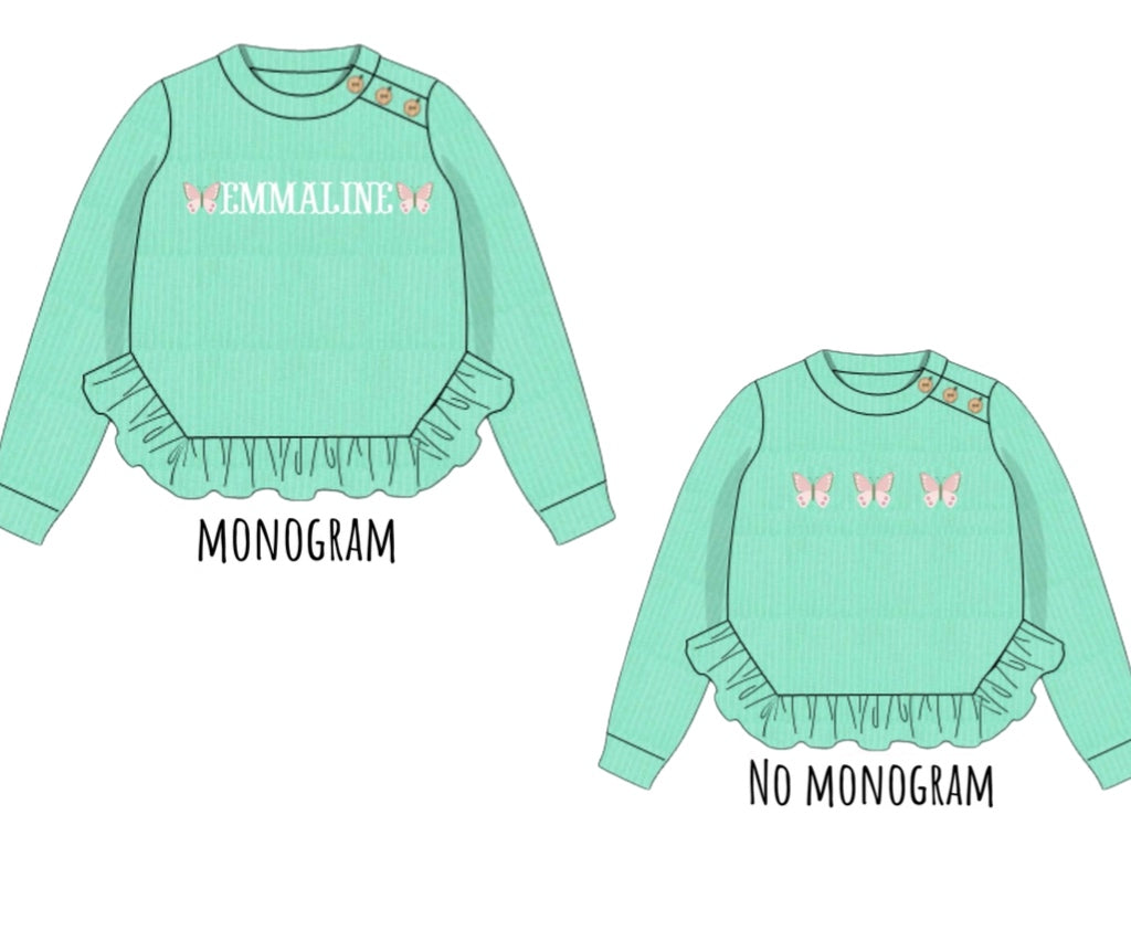Pre Order 146: Sweaters- Girls Butterfly Sweater