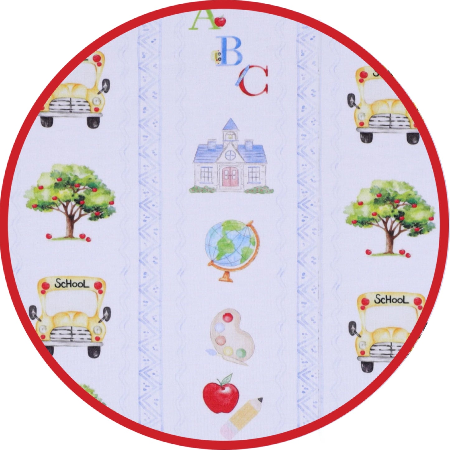 Pre Order 139: BTS Shirt Only- Boys Apple Appliqué Knit Polo