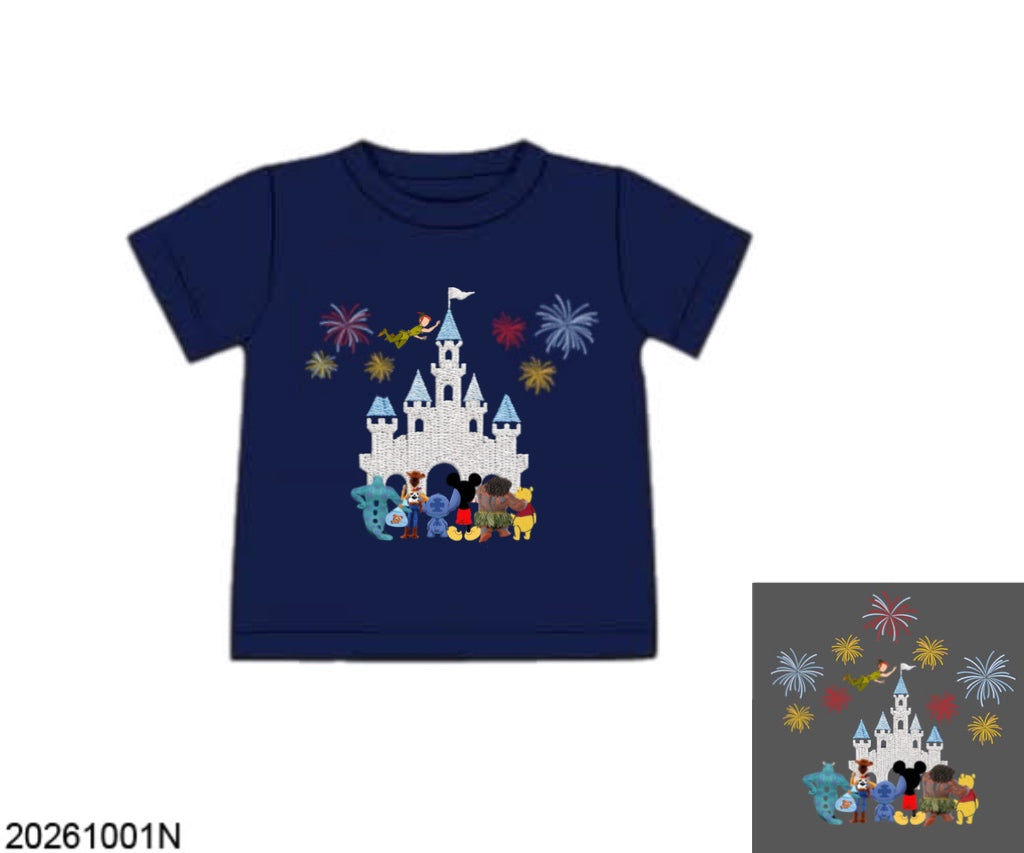 Pre Order 151: Magical Nights- Boys Embroidered Knit Shirt