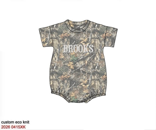 Camo Craze Flash Presale: Unisex Oversized French Knot Bubble- Woodland