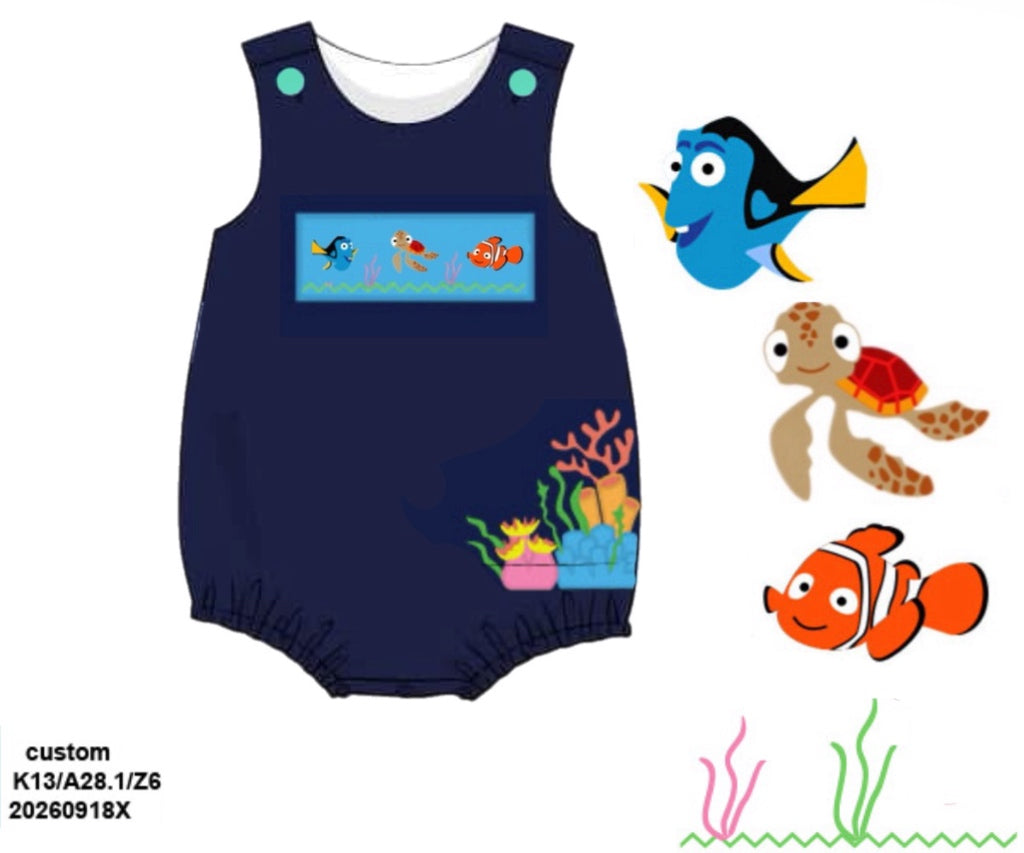 Pre Order 152: Don't Trust Becky- Boys Smocked Knit Bubble