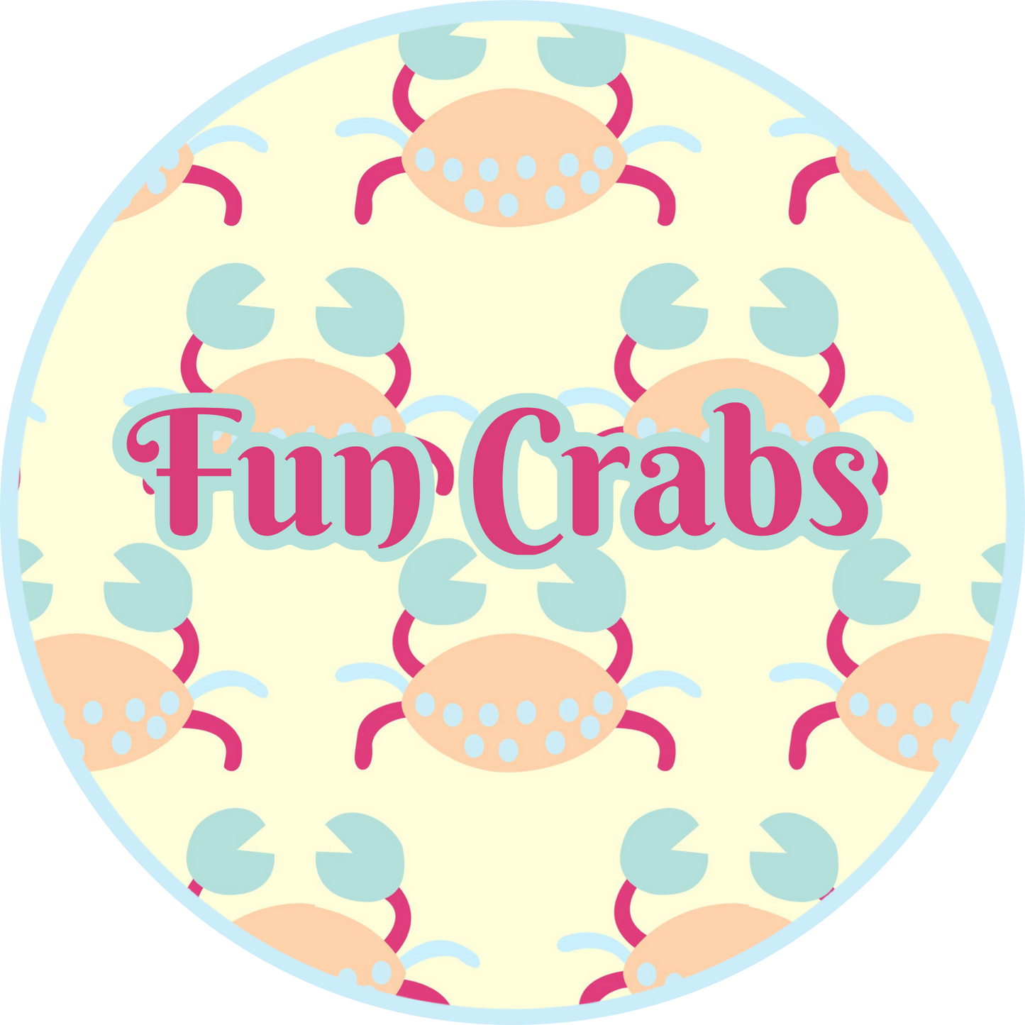 RTS: Fun Crabs- Boys Woven Swim Shorties