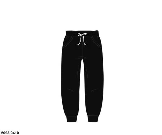 RTS: Boys Knit Joggers- Black