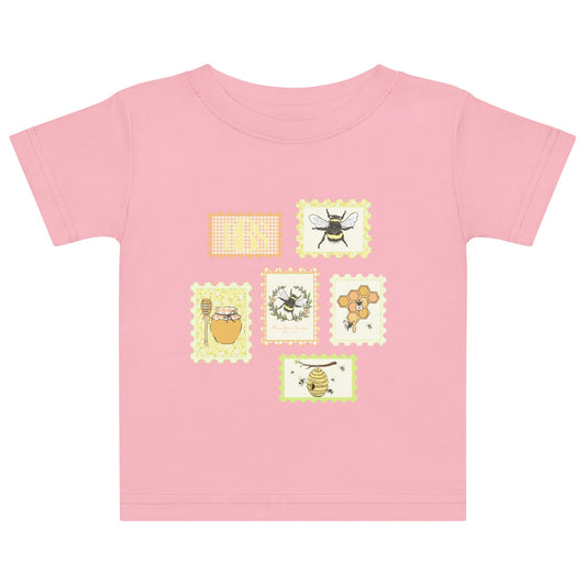 Exclusive BBS Graphic T-Shirt- Girl Front Stamp- Light Pink