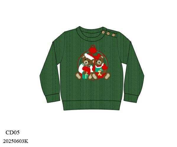 RTS: Christmas Sweaters- Dad/Mini Teddy Bear Sweater