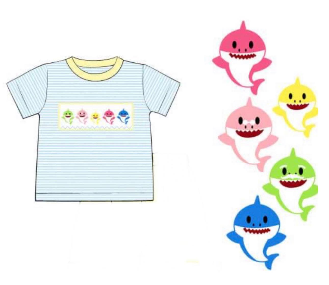 Pre Order 146: Characters- Boys "Doo Doo" Smocked Knit Shirt