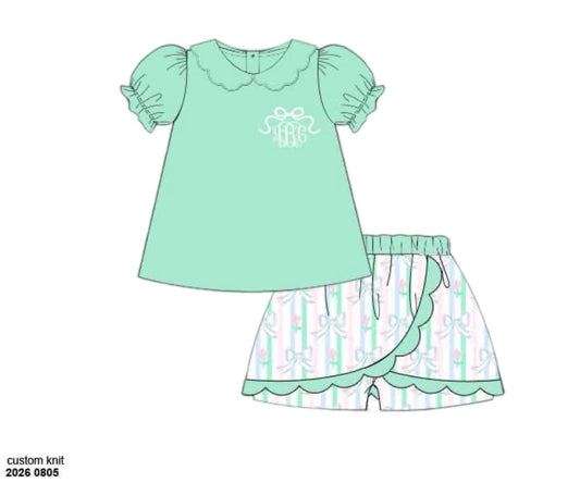 Special Pricing 2.0: Simple Knit Sets- Girls Prescott Petals Skort Set