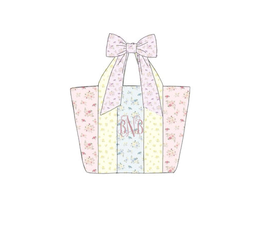 Pre Order 150: Tractors & Floral- Mom Bag