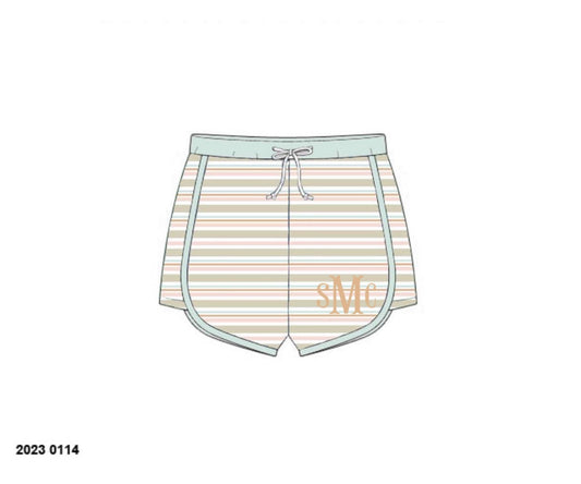 Pre Order 150: Mermaids & Rays- Boys Woven Swim Shorties