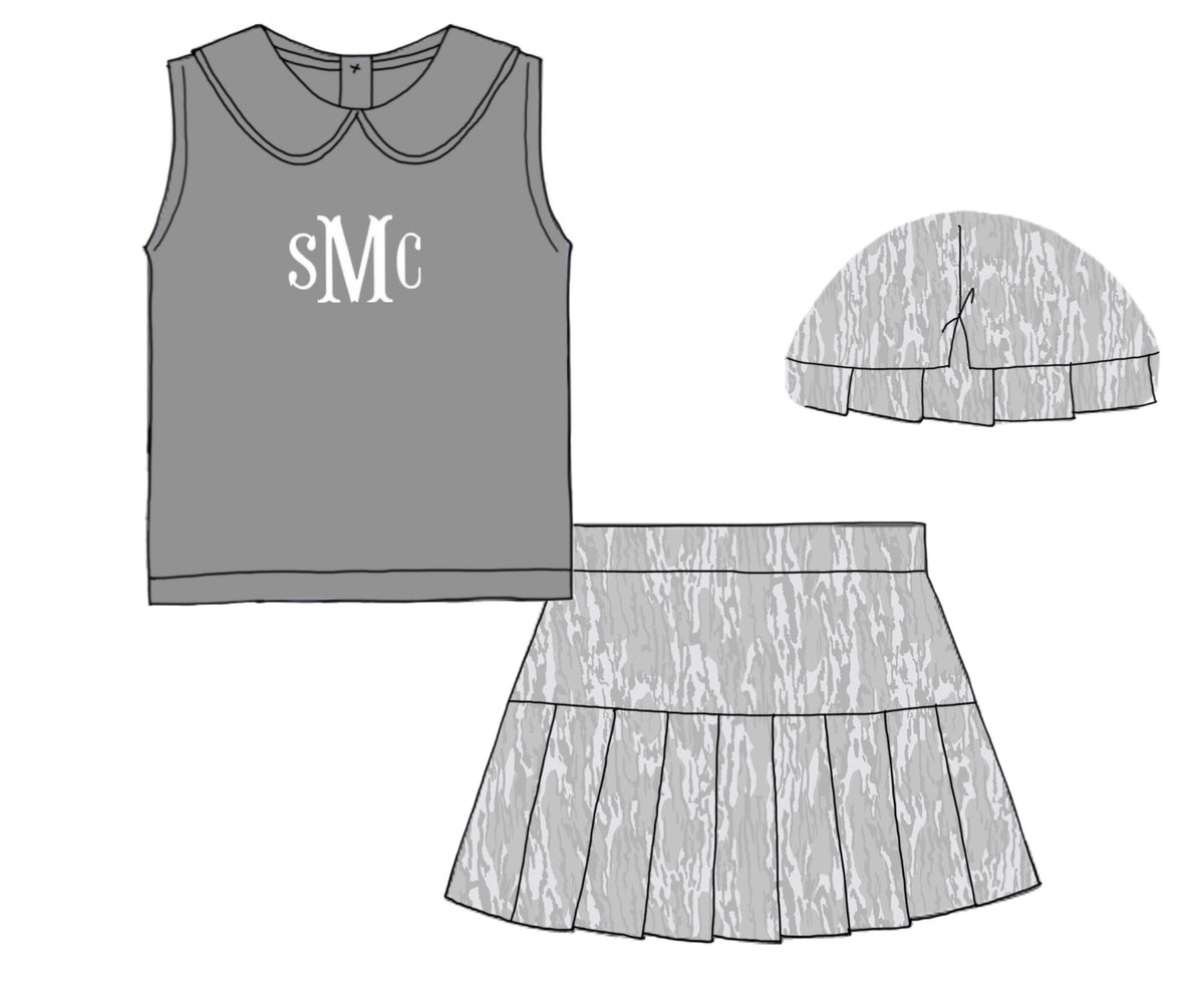 Camo Craze Flash Presale: Mom/Girls Skort Set- Birch