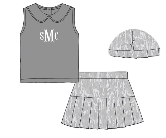 Camo Craze Flash Presale: Mom/Girls Skort Set- Birch